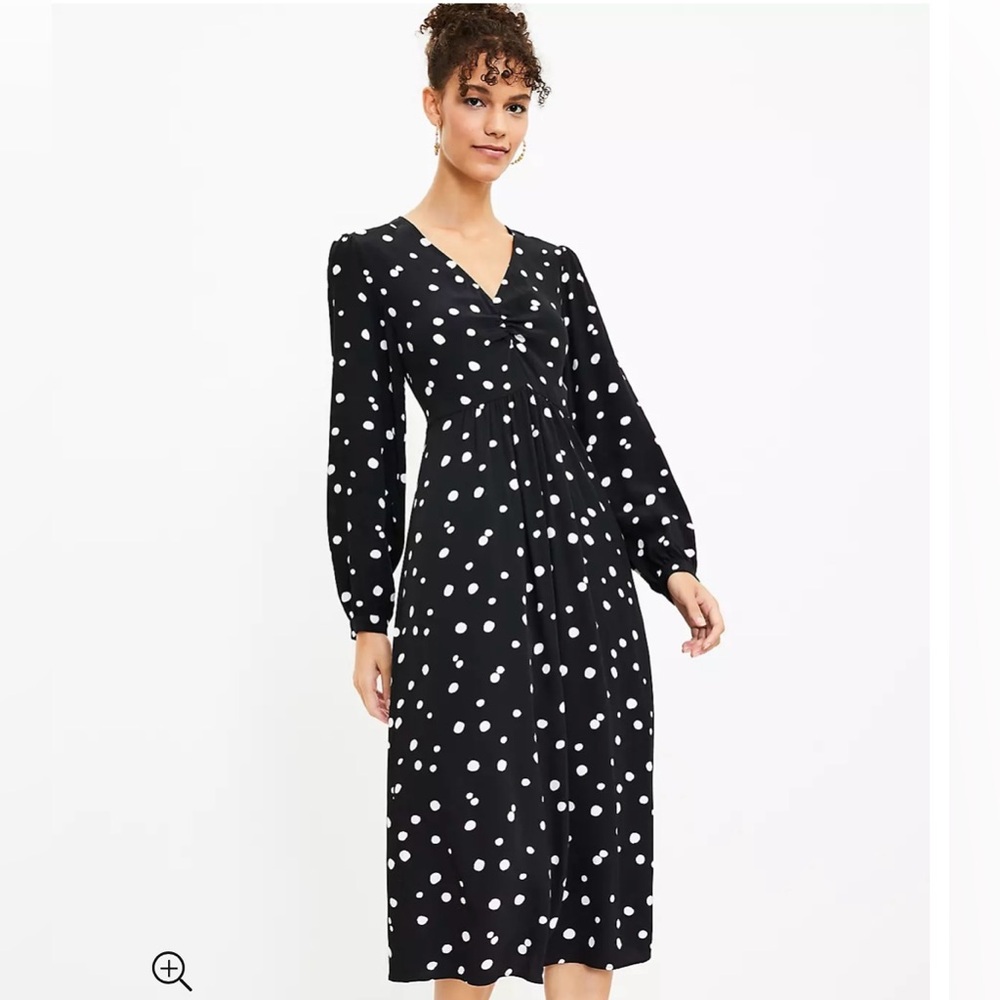 Black Polka Dot Dress